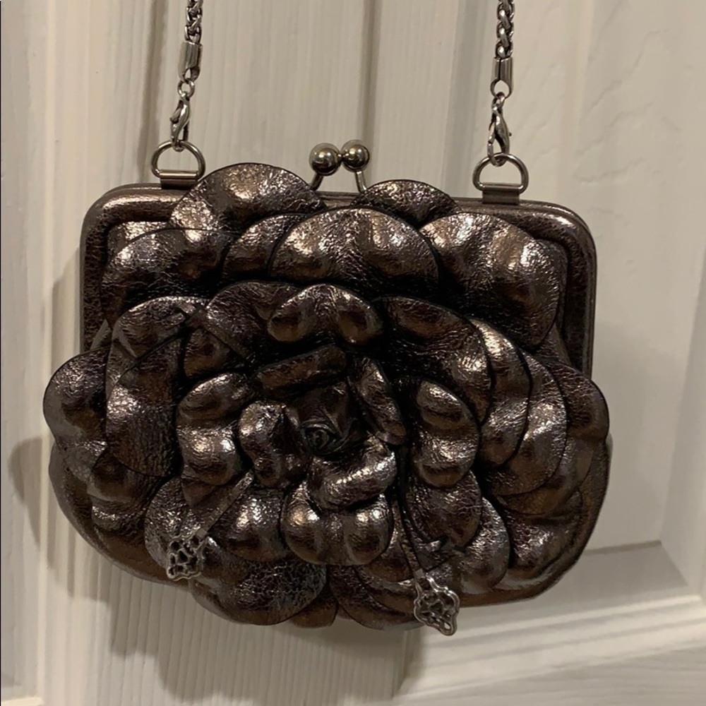 Brighton Pewter Flower Purse